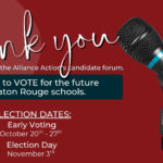 Alliance Action’s Candidate Forum for the EBR School Board